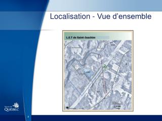 Localisation - Vue d’ensemble