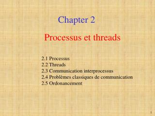 Processus et threads