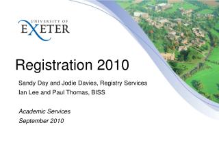 Registration 2010