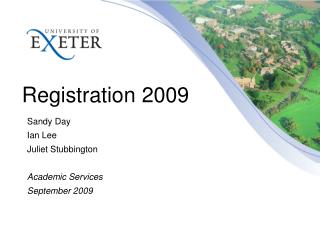 Registration 2009