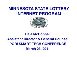 MINNESOTA STATE LOTTERY INTERNET PROGRAM