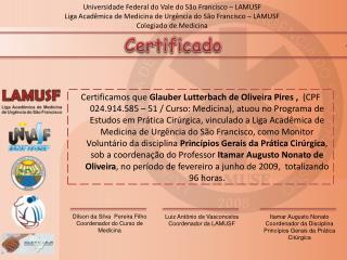 Certificado