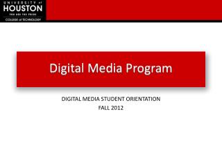 Digital Media Program