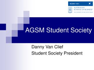 AGSM Student Society