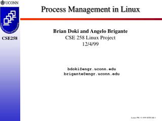 Process Management in Linux