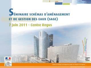 SEMINAIRE SAGE 7JUIN 2011