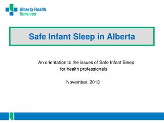 Safe Infant Sleep in Alberta