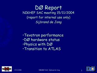 DØ Report