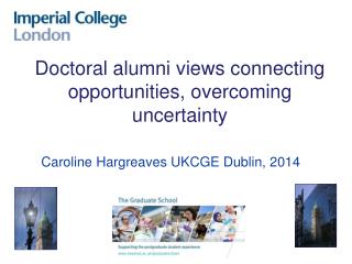 Caroline Hargreaves UKCGE Dublin, 2014