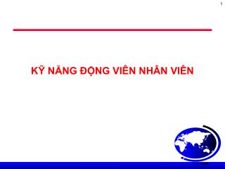 KỸ NĂNG ĐỘNG VIÊN NHÂN VIÊN