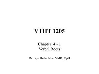 VTHT 1205