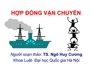 HỢP ĐỒNG VẬN CHUYỂN