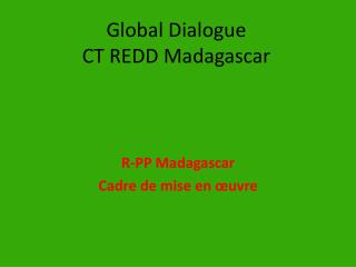 Global Dialogue CT REDD Madagascar
