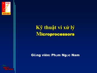 Kỹ thuật vi xử lý M icroprocessors