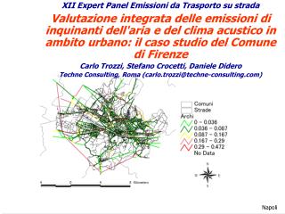 XII Expert Panel Emissioni da Trasporto su strada