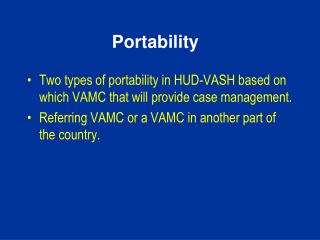Portability