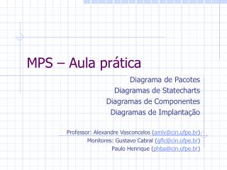 MPS – Aula prática