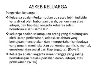 ASKEB KELUARGA