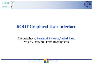 ROOT Graphical User Interface