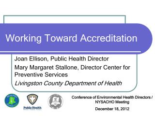 Working Toward Accreditation