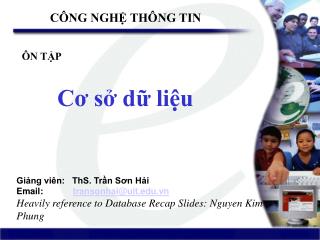 Cơ sở dữ liệu