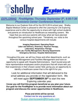 I know you will find this program beneficial as you plan your future.