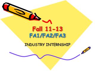 Fall 11-13 FA1/FA2/FA3