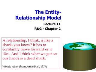 The Entity-Relationship Model