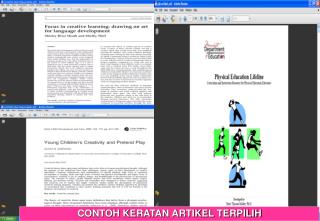 CONTOH KERATAN ARTIKEL TERPILIH