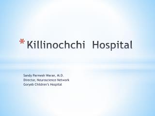 Killinochchi Hospital