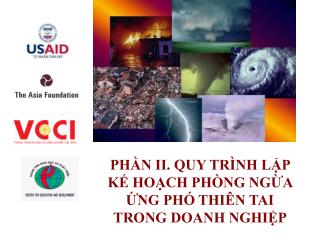 PHẦN II. QUY TRÌNH LẬP KẾ HOẠCH PHÒNG NGỪA ỨNG PHÓ THIÊN TAI TRONG DOANH NGHIỆP