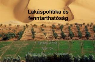 Lakáspolitika és fenntarthatóság