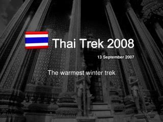 Thai Trek 2008