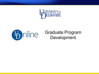 Graduate Program Development