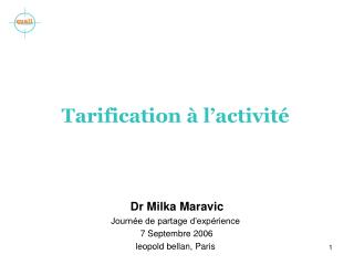 Tarification à l’activité