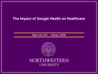 The Impact of Google Health on Healthcare