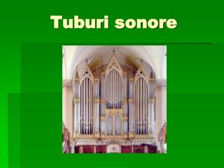 Tuburi sonore