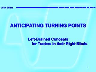 This Webinar is an excerpt from my Runner Up Paper for the 2008 MTA Charles H. Dow Award