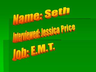 Name: Seth