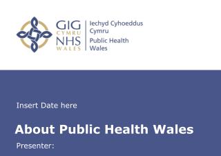 About Public Health Wales