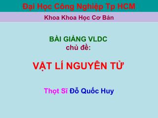 Đại Học Công Nghiệp Tp HCM