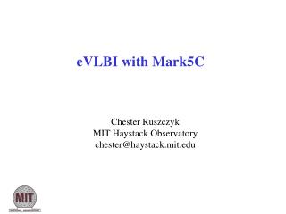 eVLBI with Mark5C