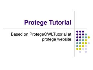 Protege Tutorial