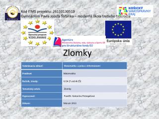 Zlomky