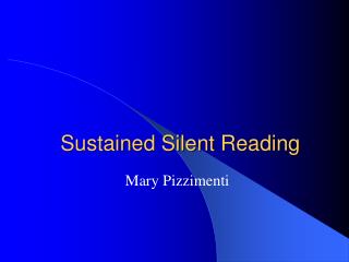 Sustained Silent Reading