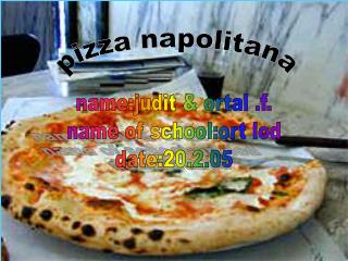 pizza napolitana