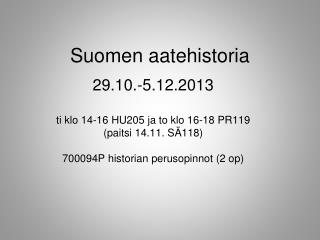 Suomen aatehistoria