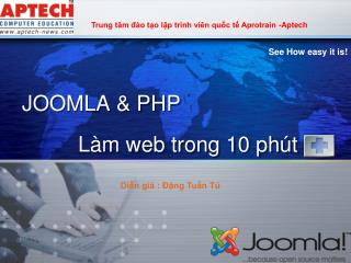 JOOMLA &amp; PHP