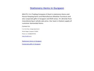 House keeping items in gurgaon