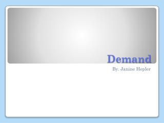 Demand